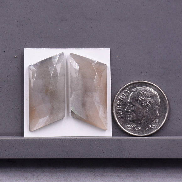 Moonstone Rosecut Pair - Parcel A