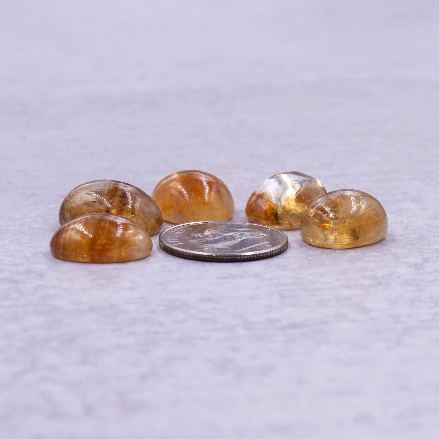 Citrine Cabochons - Parcel Q