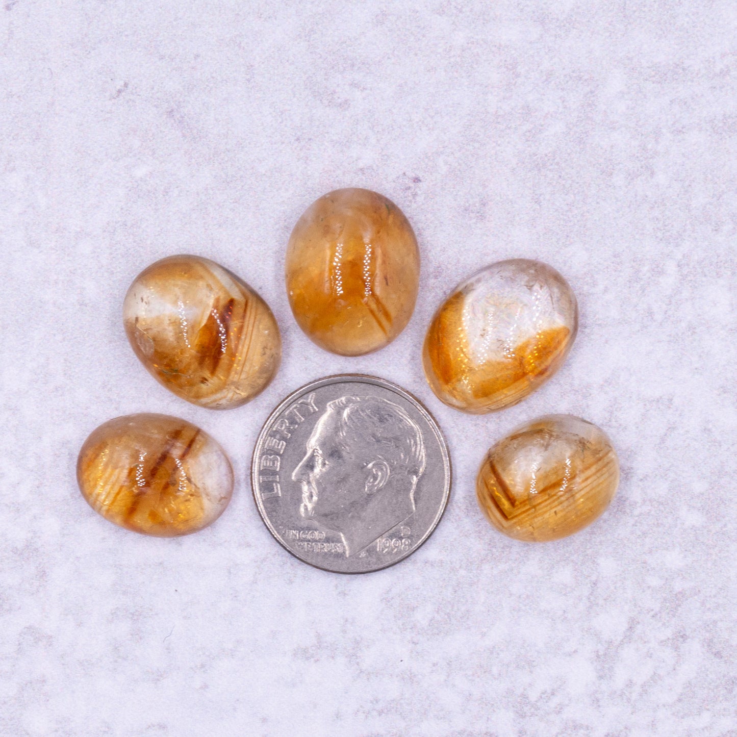 Citrine Cabochons - Parcel Q