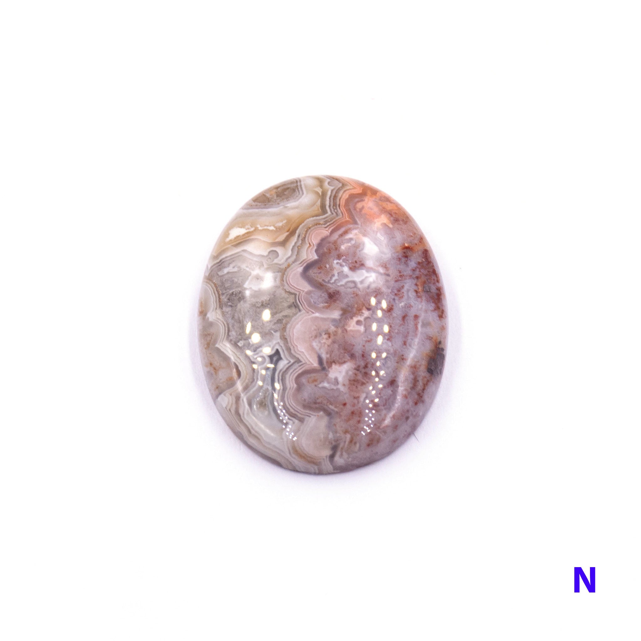 Crazy Lace Agate Cabochon store - 43.25 Carats