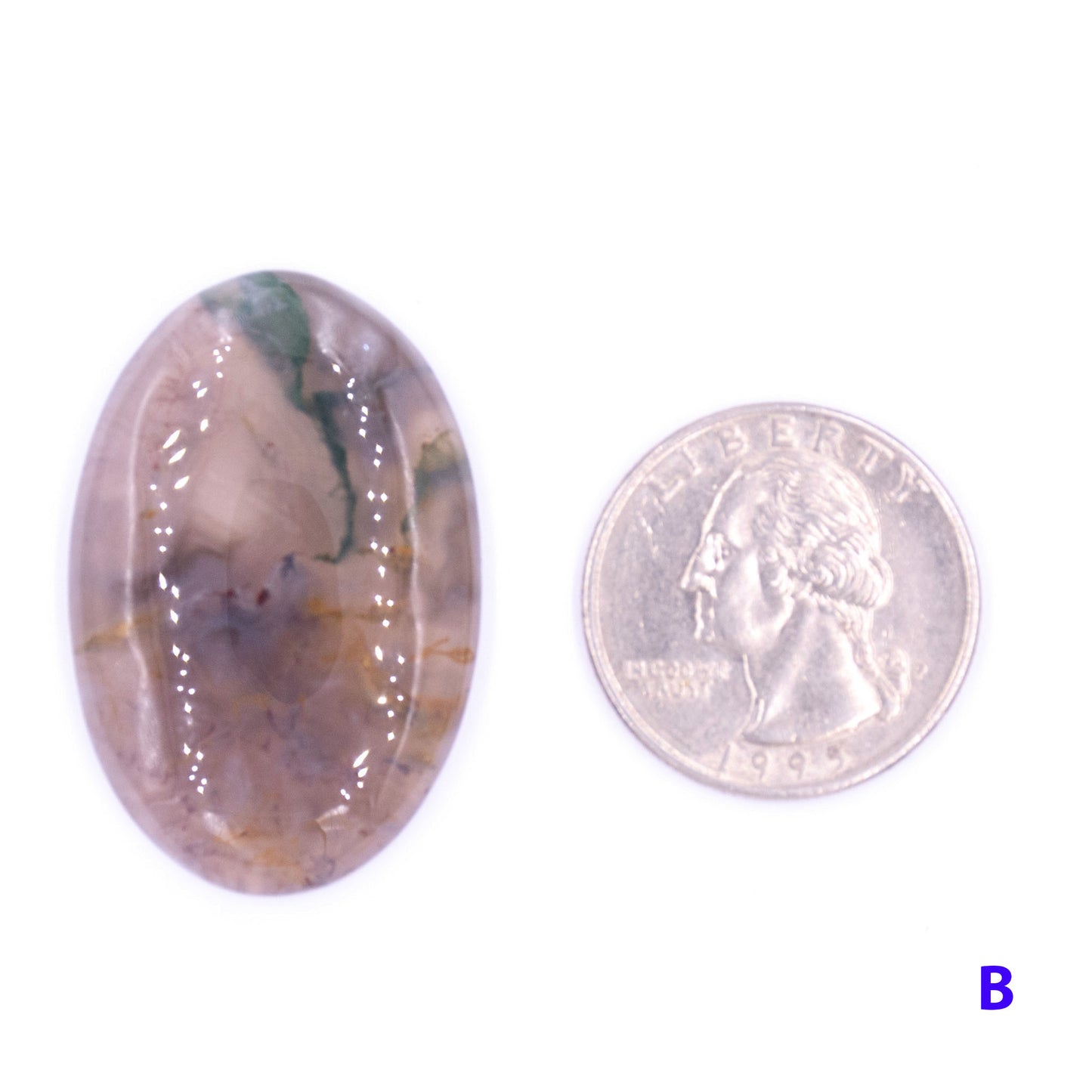 Moss Agate Cabochon