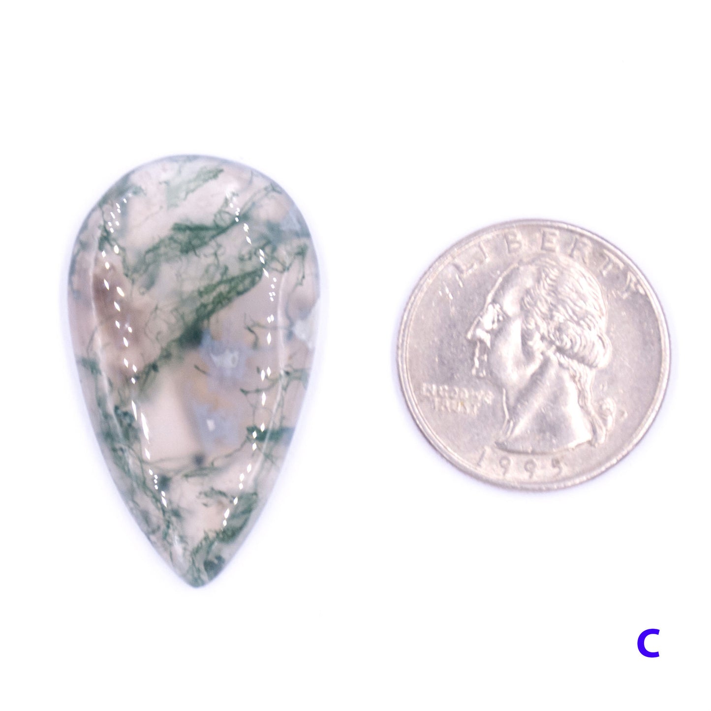 Moss Agate Cabochon