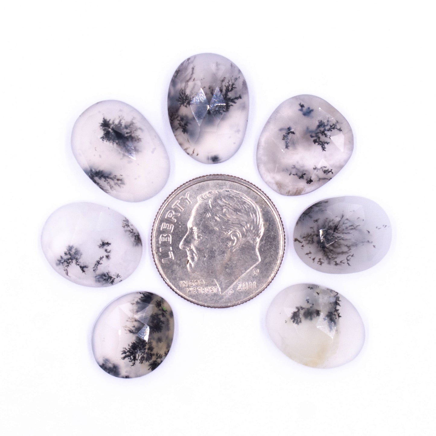 Dendritic Opal Rosecuts