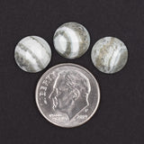 Green Striped Agate Calibrated Rounds - Parcel I