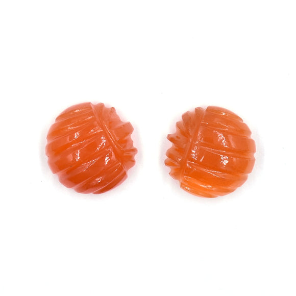 Carnelian Carved Pumpkins - R