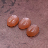 Moonstone Cabochon Peach Parcel - 3 K