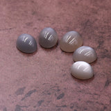 Moonstone Cabochon Grey Parcel - 4 B