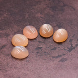 Moonstone Cabochon Peach Parcel - 4 L