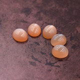 Moonstone Cabochon Peach Parcel - 4 O