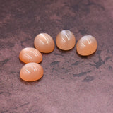 Moonstone Cabochon Peach Parcel - 4 O