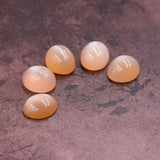 Moonstone Cabochon Peach Parcel - 4 R