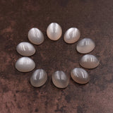 Moonstone Cabochon Grey Parcel - 5 H